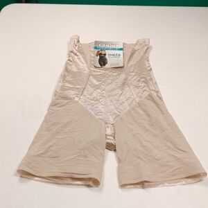 NWT Cupid Women's Sheer Cream Shapewear Size XL